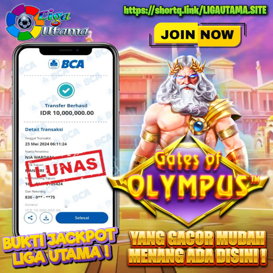 BUKTI JACKPOT LIGA UTAMA 23 MEI 2024