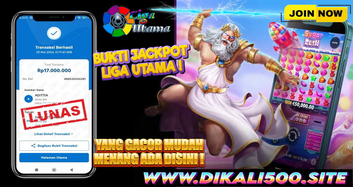 BUKTI JACKPOT LIGA UTAMA 25 MEI 2024