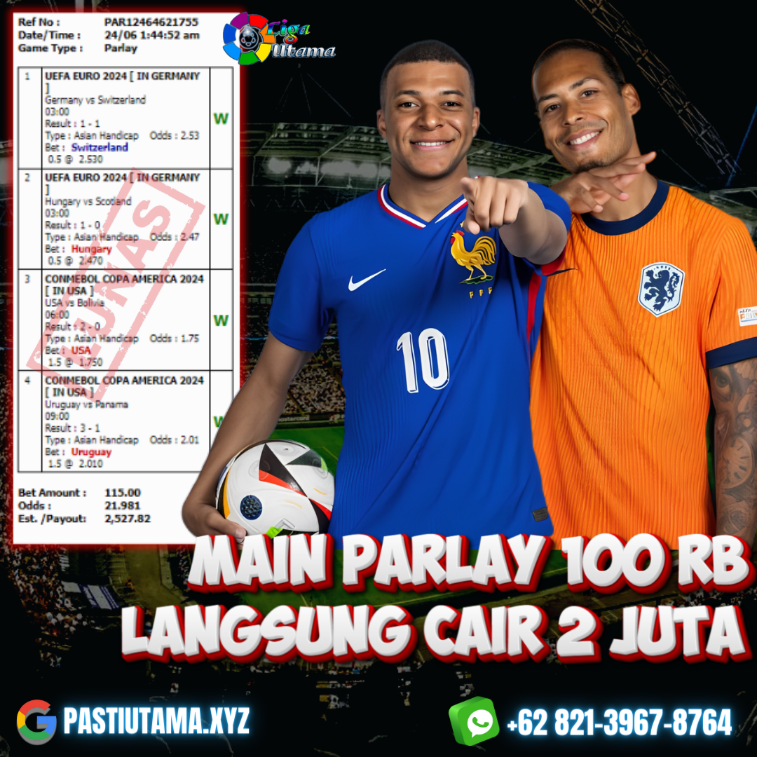 BUKTI JACKPOT LIGA UTAMA 26 JUNI 2024